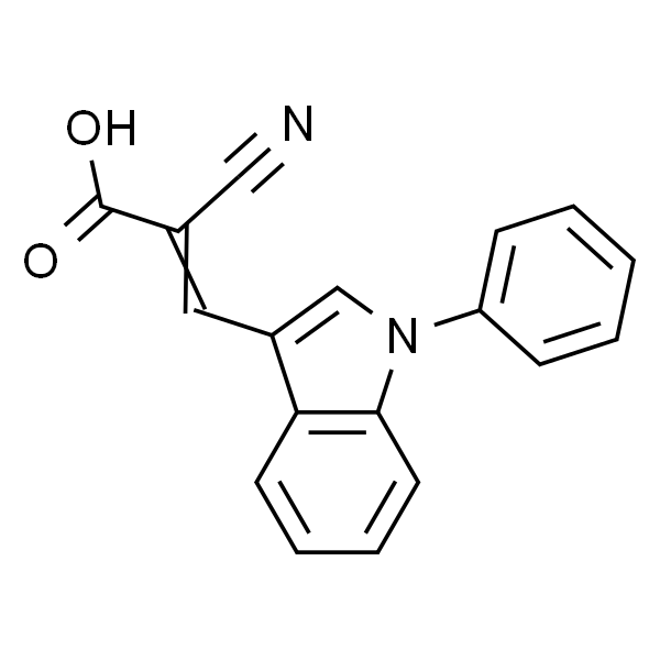 2-氰基-3-(1-苯基-1H-吲哚-3-基)丙烯酸