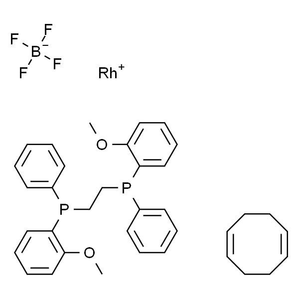 (R,R)-(-)-1,2-双[(邻甲氧基苯基)(苯基)膦]乙烷(1,5-环辛二烯)铑(I)四氟硼酸盐