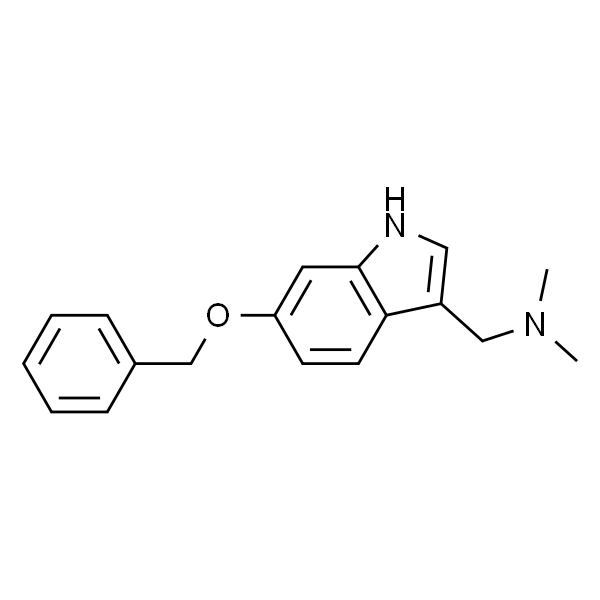 1-(6-(苄氧基)-1H-吲哚-3-基)-N,N-二甲基甲胺