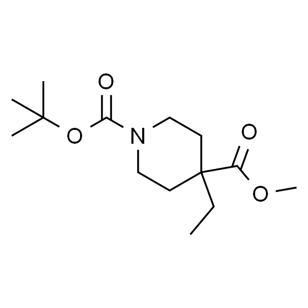 N-叔丁氧羰基-4-乙基哌啶-4-甲酸甲酯