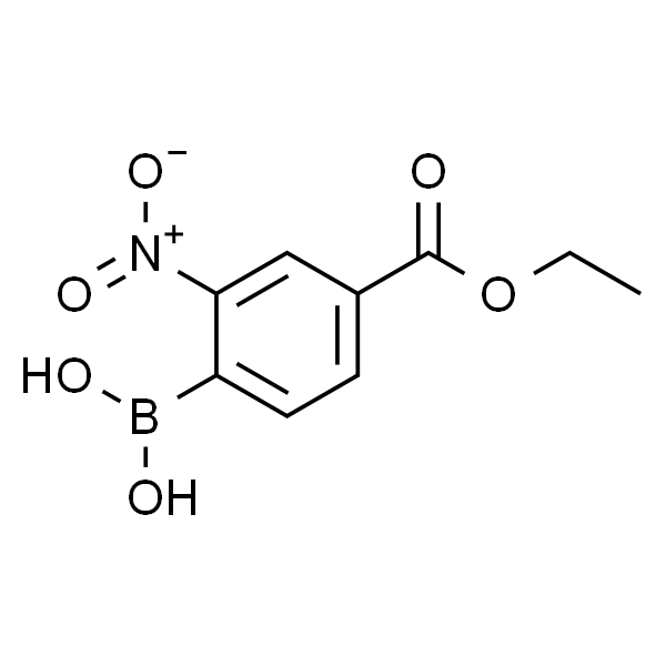 4-乙氧基甲酰-2-硝基苯硼酸