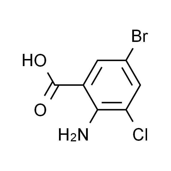 2-氨基-5-溴-3-氯苯甲酸