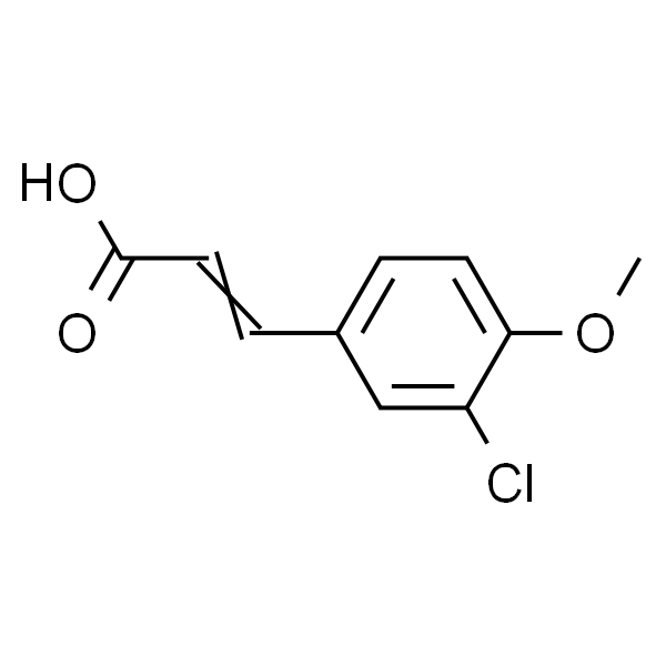 3-氯-4-甲氧基肉桂酸