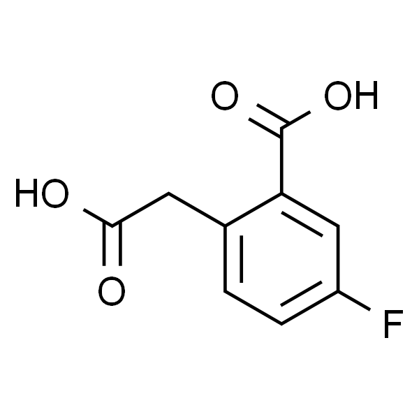 2-(羧甲基)-5-氟苯甲酸