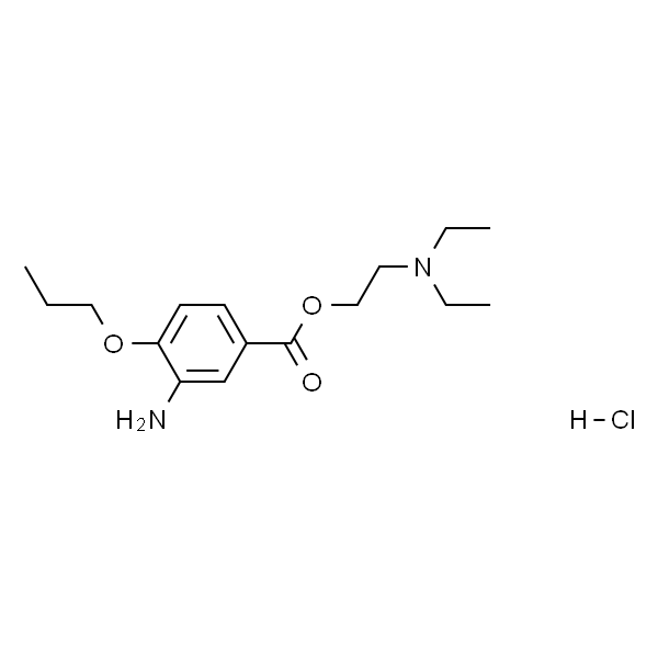 2-二乙基氨基乙基 3-氨基-4-丙氧基-苯甲酸酯盐酸盐