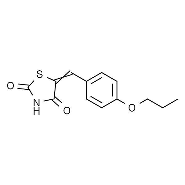 5-(4-丙氧基亚苄基)噻唑烷-2,4-二酮