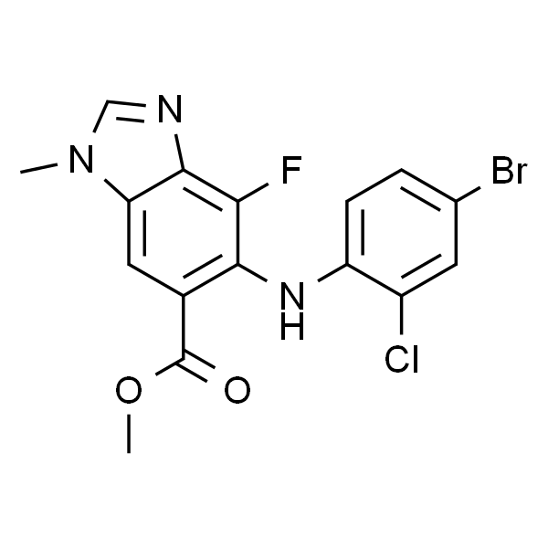 6-(4-溴-2-氯苯基氨基)-7-氟-3-甲基苯并[D]咪唑-5-甲酸甲酯