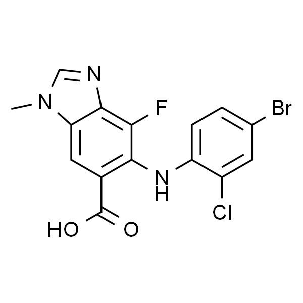 6-(4-溴-2-氯苯基氨基)-7-氟-3-甲基苯并[D]咪唑-5-甲酸