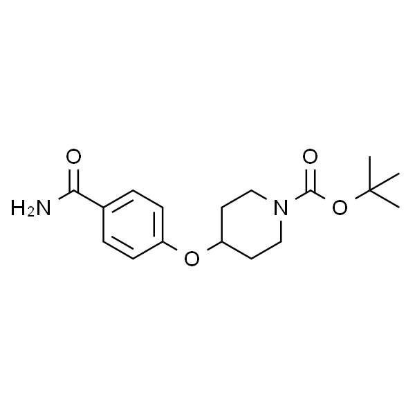 4-(4-氨基甲酰基苯氧基)哌啶-1-羧酸叔丁酯
