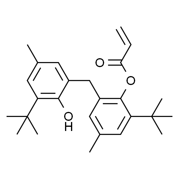 2-丙烯酸-2-(1，1-二甲基乙基)-6-[[3-(1，1-二甲基乙基)-2-羟基-5-甲基苯基]甲基]-4-甲苯基酯