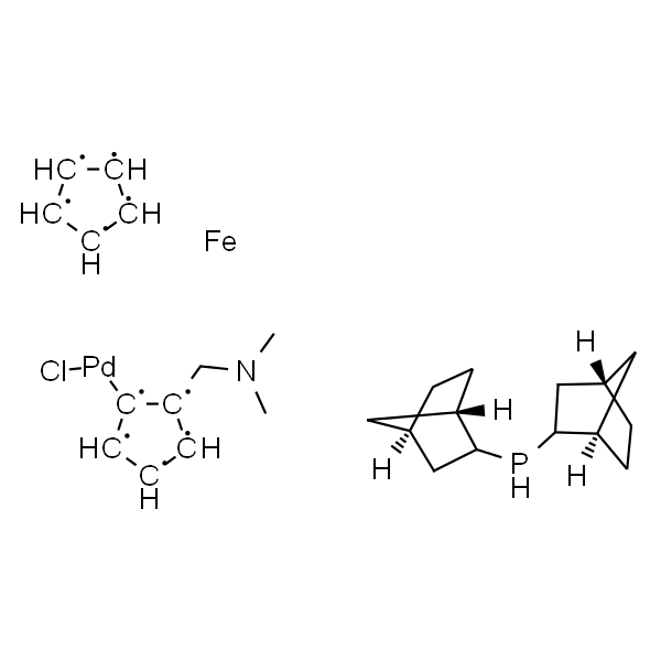 氯化(二-2-降冰片聚膦)(2-二甲基氨甲基二茂铁-1-基)钯(Ⅱ)