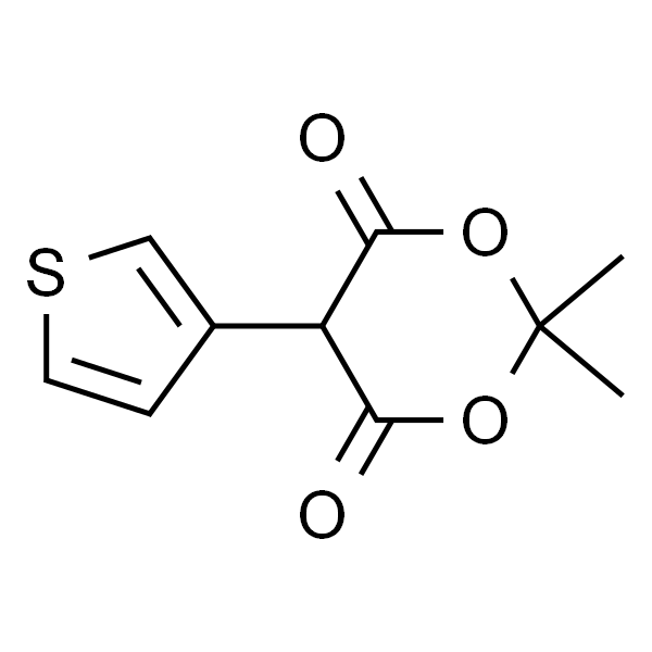 2,2-二甲基-5-(3-噻吩基)-1,3-二氧杂环己烷-4,6-二酮