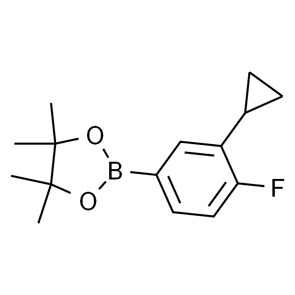 2-(3-环丙基-4-氟苯基)-4,4,5,5-四甲基-1,3,2-二氧硼杂环戊烷