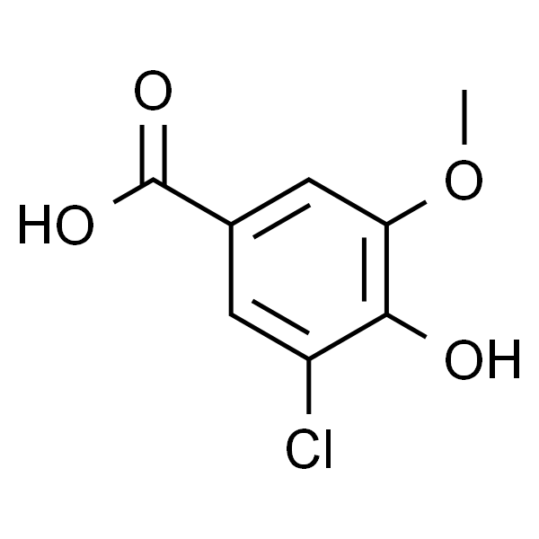 3-氯-4-羟基-5-甲氧基苯甲酸