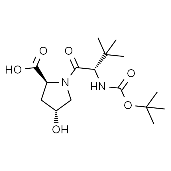 (2S,4R)-1-((S)-2-((tert-butoxycarbonyl)amino)-3,3-dimethylbutanoyl)-4-hydroxypyrrolidine-2-carboxylic aci