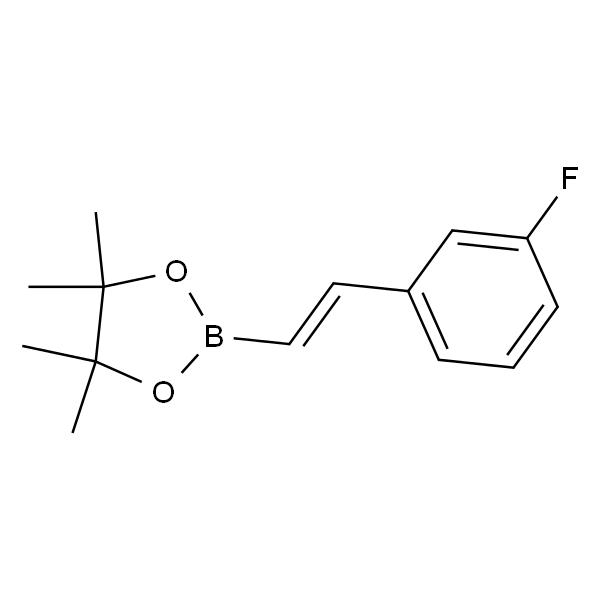 (E)-2-(3-氟苯乙烯基)-4,4,5,5-四甲基-1,3,2-二氧硼杂环戊烷