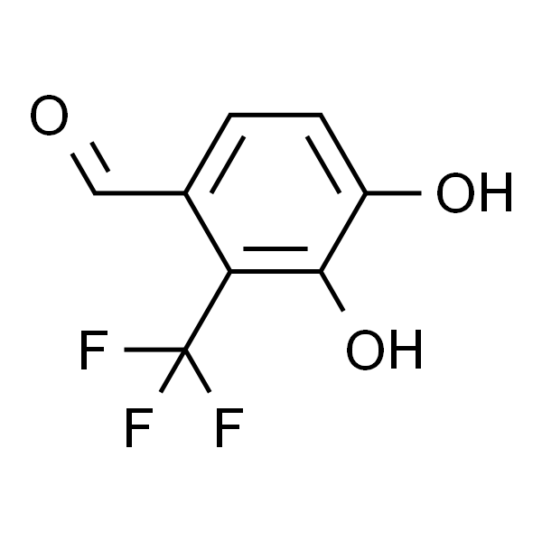 Benzaldehyde, 3,4-dihydroxy-2-(trifluoromethyl)- (9CI)
