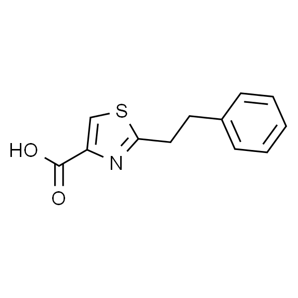 2-(2-苯基乙基)-1,3-噻唑-4-羧酸