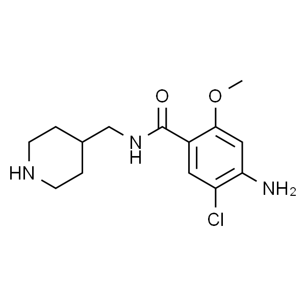 4-氨基-5-氯-2-甲氧基-N-(4-甲基哌啶)苯甲酰胺 盐酸盐