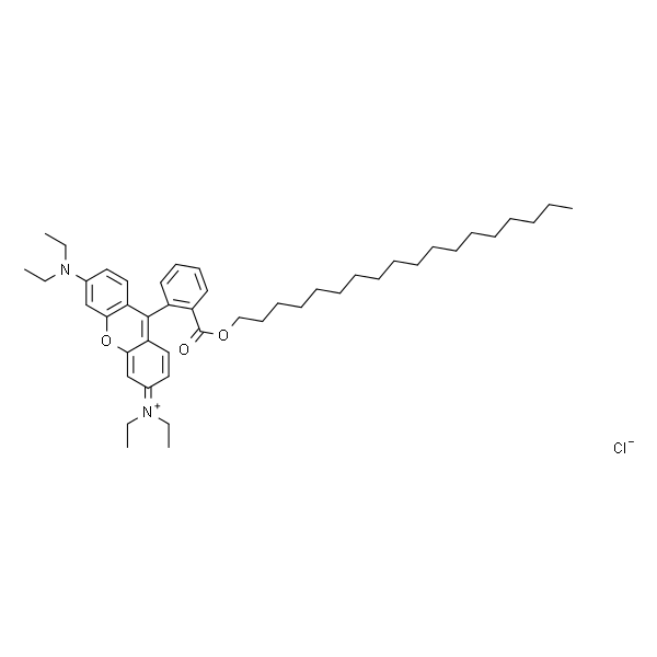 Xanthylium,3,6-bis(diethylamino)-9-[2-[(octadecyloxy)carbonyl]phenyl]-, chloride (1:1)
