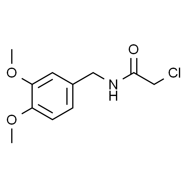 乙酰胺,2-氯-N-((3,4-二甲氧苯基)甲基)-
