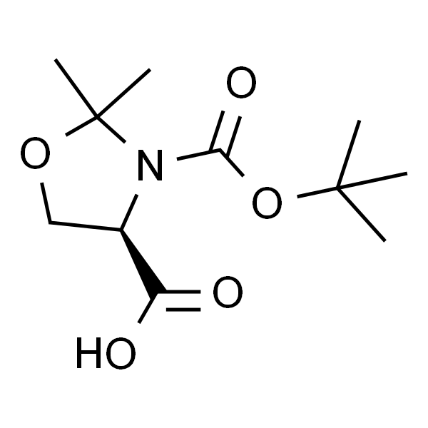 (R)-3-(叔丁氧基羰基)-2,2-二甲基噁唑烷-4-羧酸