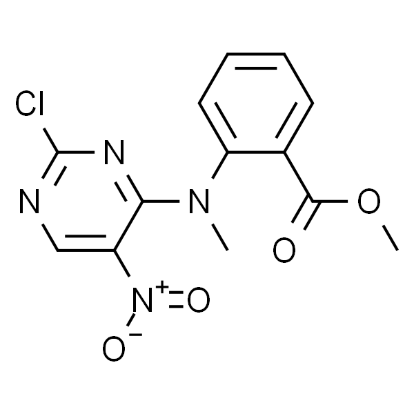 Methyl 2-((2-chloro-5-nitropyriMidin-4-yl)(Methyl)aMino)benzoate