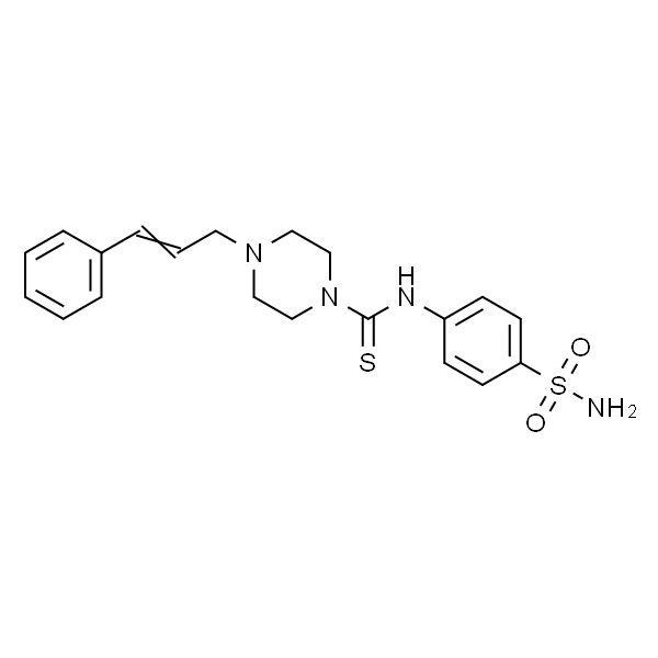 4-肉桂基-N-(4-氨磺酰基苯基)哌嗪-1-硫代甲酰胺
