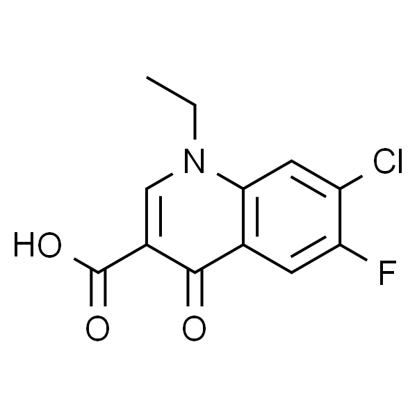 7-氯-1-乙基-6-氟-1,4-二氢-4-羰基喹啉-3-羧酸