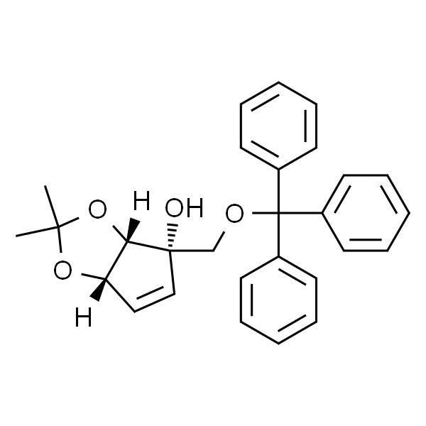 4H-Cyclopenta-1,3-dioxol-4-ol, 3a,6a-dihydro-2,2-dimethyl-4-[(triphenylmethoxy)methyl]-, (3aS,4S,6aS)-