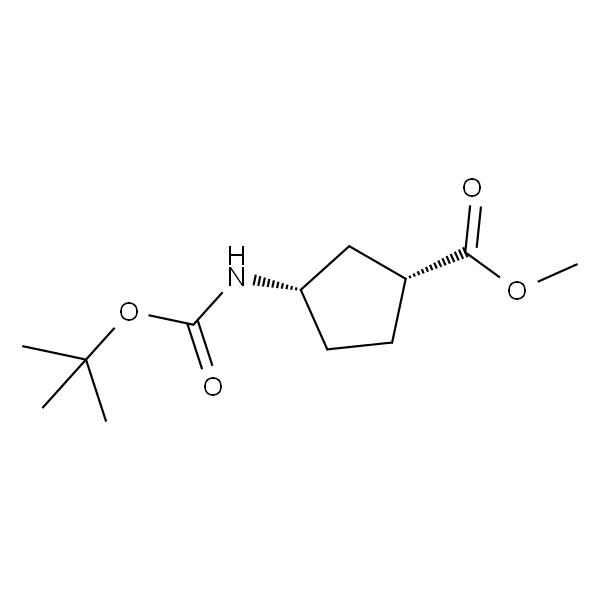 rel-甲基(1R,3S)-3-[(1,1-二甲基乙氧基)羰基]氨基]环戊烷羧酸酯