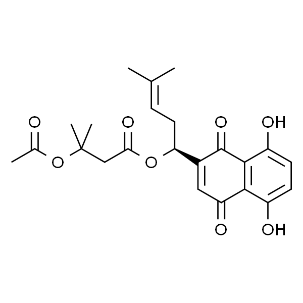 β-乙酰氧基异戊酰阿卡宁