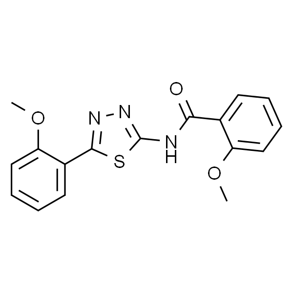 2-甲氧基-N-(5-(2-甲氧基苯基)-1,3,4-噻二唑-2-基)苯甲酰胺