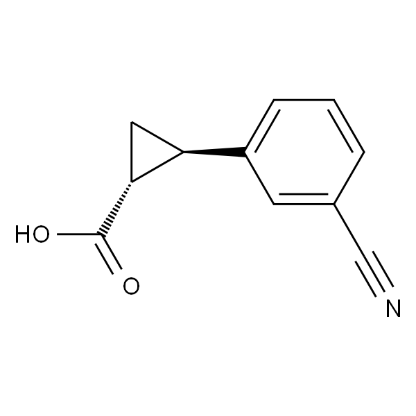 反式-2-（3-氰基苯基）环丙烷-1-羧酸