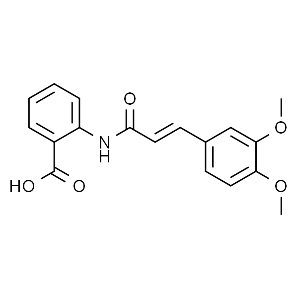 (E)-2-(3-(3,4-二甲氧基苯基)丙烯酰胺基)苯甲酸
