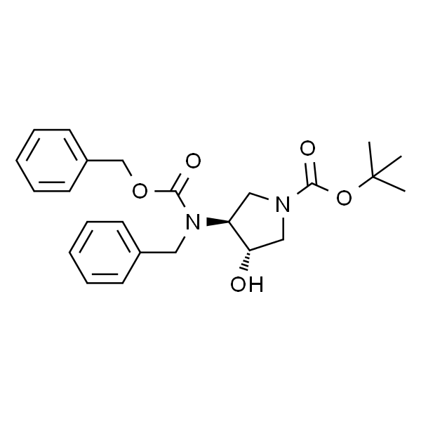 (3S,4S)-tert-Butyl 3-(benzyl((benzyloxy)carbonyl)-amino)-4-hydroxypyrrolidine-1-carboxylate