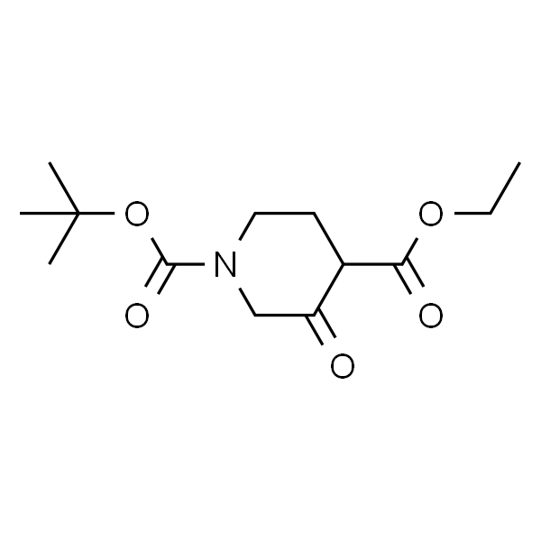 1-N-叔丁氧羰基-3-氧代哌啶-4-甲酸乙酯
