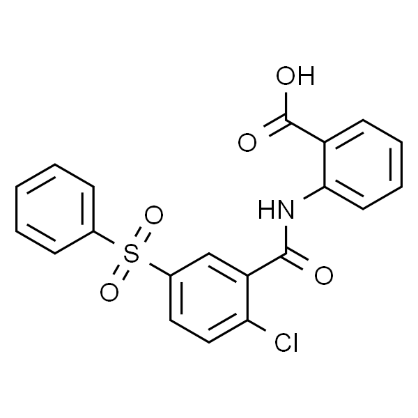 2-(2-氯-5-(苯基磺酰基)苯甲酰氨基)苯甲酸