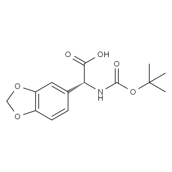 （R）-2-（苯并[d][1,3]二恶英-5-基）-2-（叔丁氧羰基）氨基）乙酸