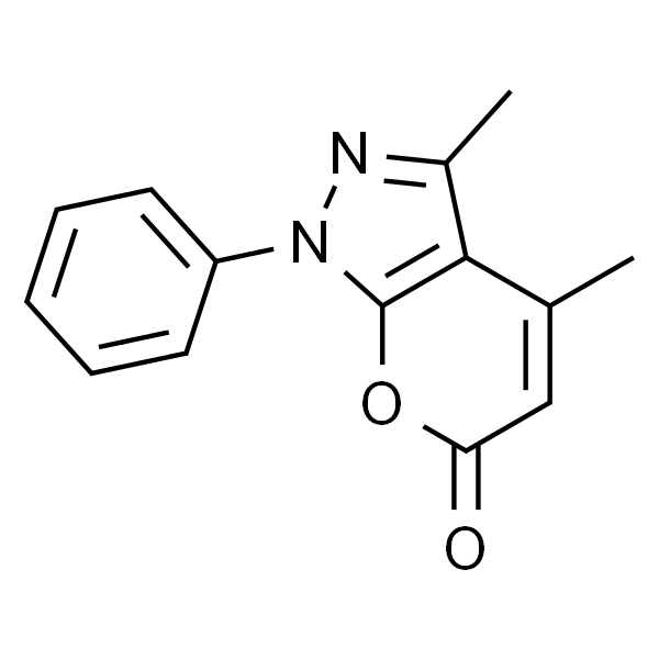 3,4-二甲基-1-苯基吡喃并[2,3-c]吡唑-6(1H)-酮
