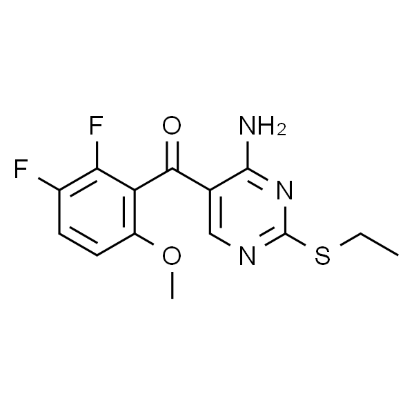 Methanone, [4-amino-2-(ethylthio)-5-pyrimidinyl](2,3-difluoro-6-methoxyphenyl)-