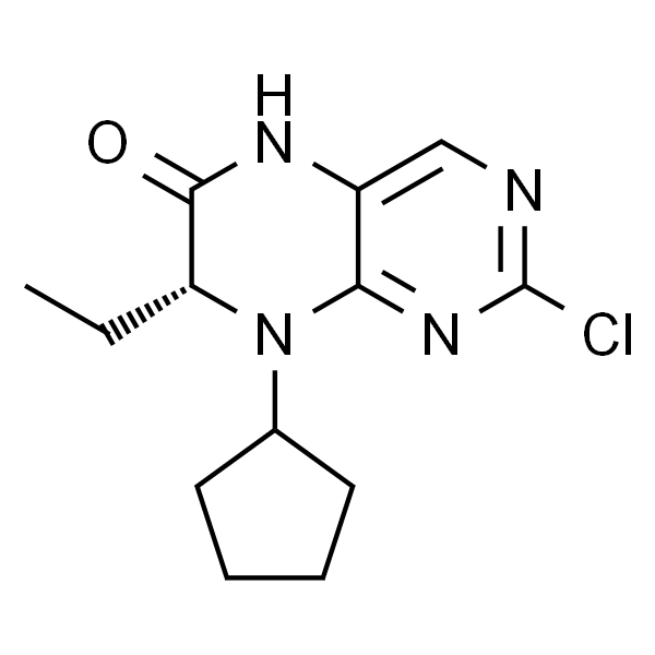 (7R)-2-氯-8-环戊烷基-7-乙基-7,8-二氢-6(5H)-蝶啶酮