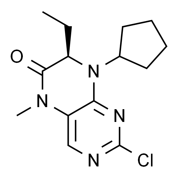 (7R)-2-氯-8-环戊基-7-乙基-7,8-二氢-5-甲基-6(5H)-蝶啶酮