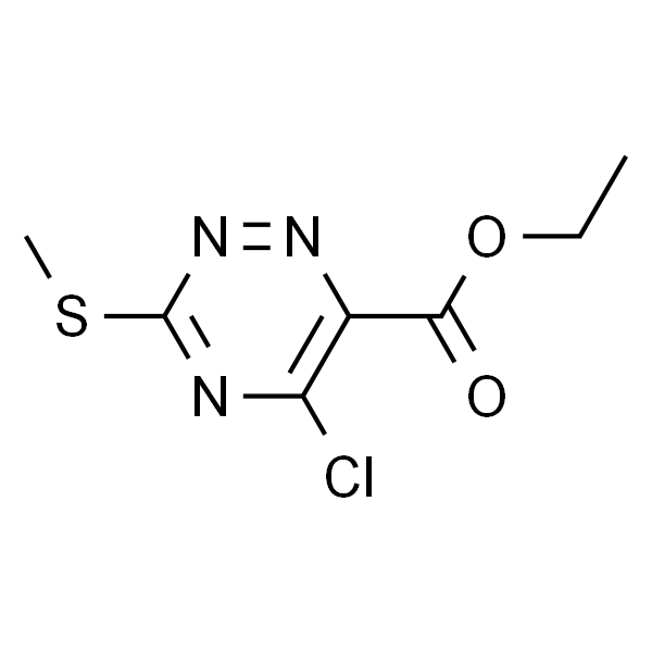 5-氯-3-(甲硫基)-1,2,4-三嗪-6-羧酸乙酯
