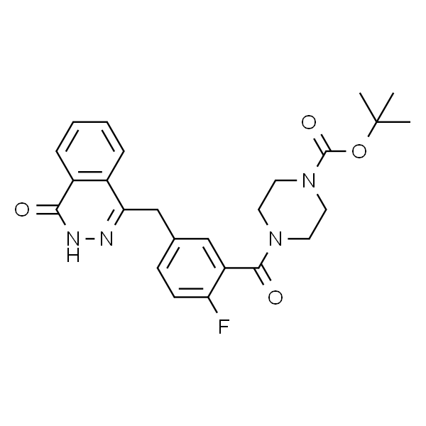 tert-butyl 4-(2-fluoro-5-((4-oxo-3,4-dihydrophthalazin-1-yl)methyl)benzoyl)piperazine-1-carboxylate