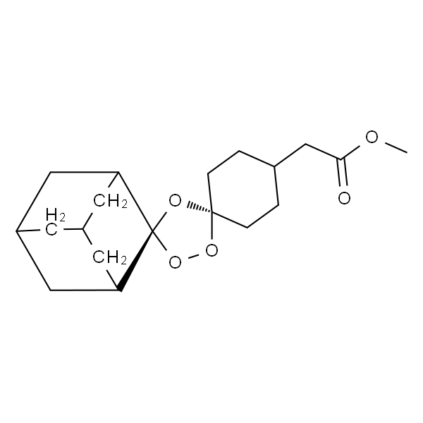rel-2-((1R,3R,4''''S,5R,5''S,7R)-二螺[金刚烷-2,3''-[1,2,4]三氧杂环戊烷-5'',1''''-环己烷]-4''''-乙酸酯)