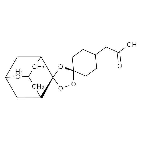 rel-2-((1R,3R,4''''S,5R,5''S,7R)-二螺[金刚烷-2,3''-[1,2,4]三氧杂环戊烷-5'',1''-环己烷-4''''-基)乙酸