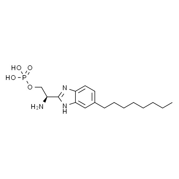(R)-phosphoric acid mono-[2-amino-2-(6-octyl-1H-benzoimiazol-2-yl)-ethyl] ester