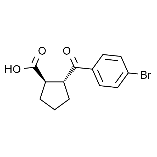 Cyclopentanecarboxylic acid, 2-(4-bromobenzoyl)-, (1R,2R)-