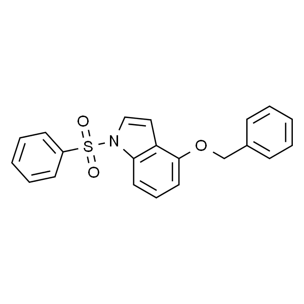 4-(苄氧基)-1-(苯磺酰基)-1H-吲哚